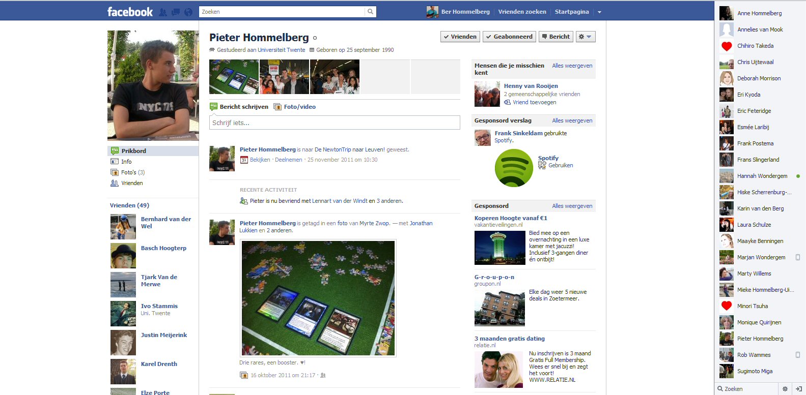 Pieter Facebook